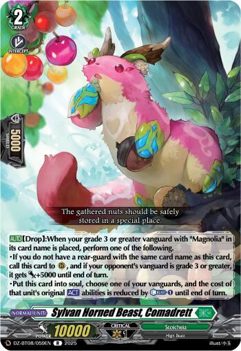 Sylvan Horned Beast, Comadrett - DZ-BT08/059EN - R