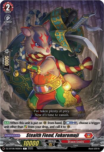 Stealth Fiend, Fukuromuji - DZ-BT08/069EN - C