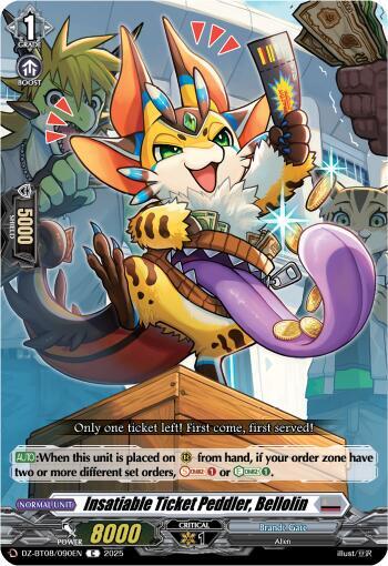 Insatiable Ticket Peddler, Bellolin  - DZ-BT08/090EN - C