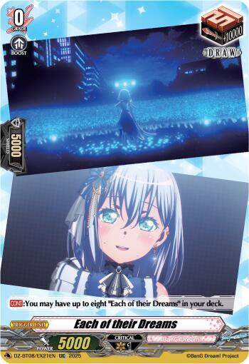 Each of their Dreams - DZ-BT08/EX21EN - EXC