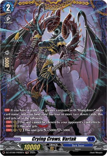 Crying Crows, Vartak - DZ-BT08/FR09EN - FR