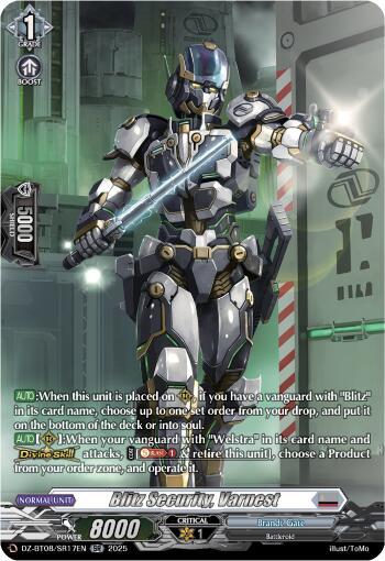 Blitz Security, Varnest - DZ-BT08/SR17EN - SR
