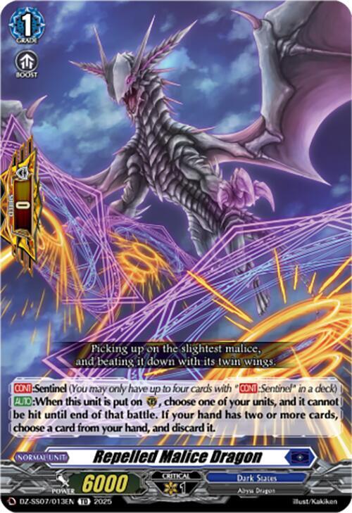 Repelled Malice Dragon - DZ-SS07/013EN - TD