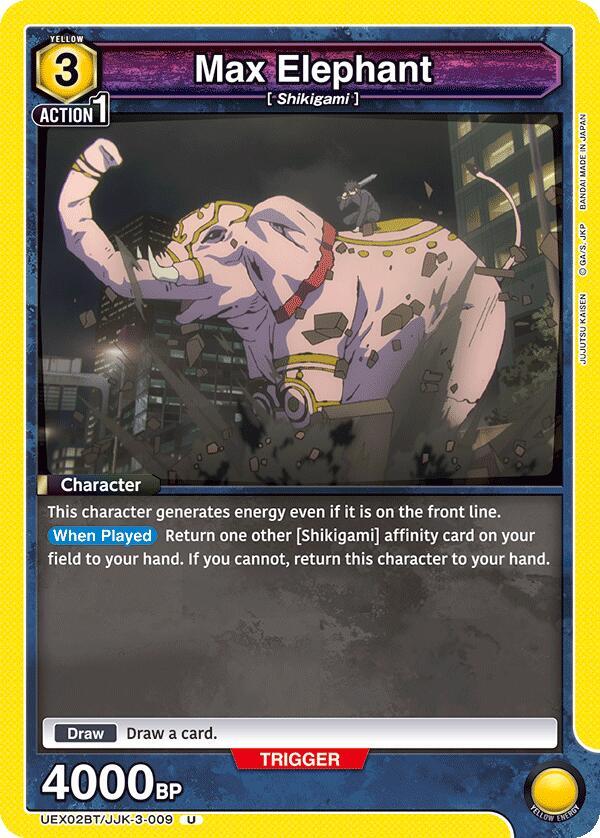 Max Elephant - UEX02BT/JJK-3-009 - Uncommon