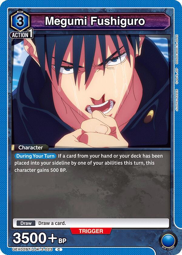 Megumi Fushiguro (023) - UEX02BT/JJK-3-023 - Common