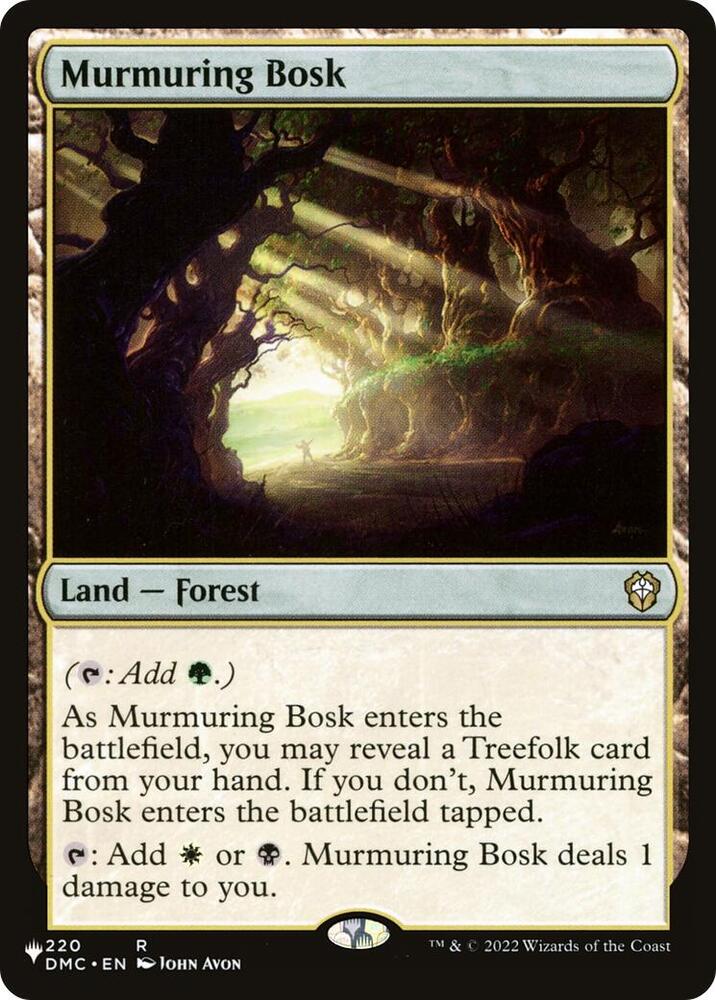 Murmuring Bosk (DMC) - The List