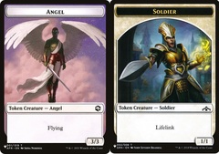 Angel // Soldier Double-Sided Token - The List Reprints