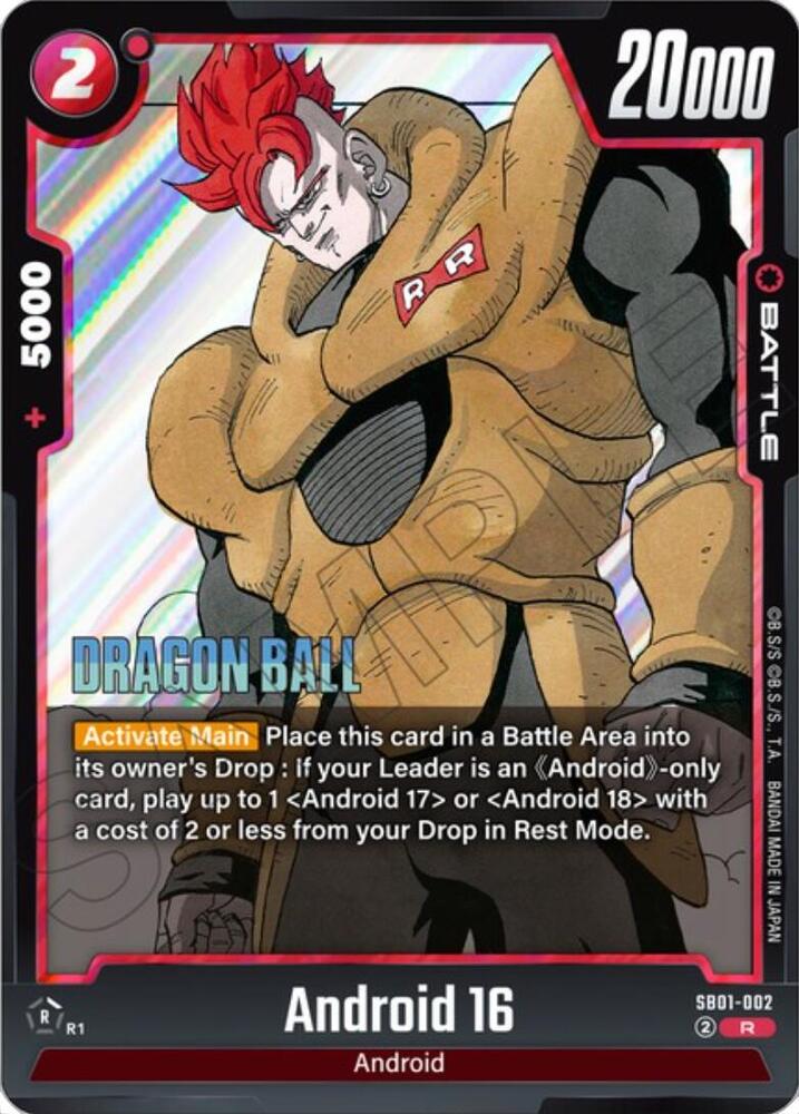Android 16 - SB01-002 - R - Holofoil