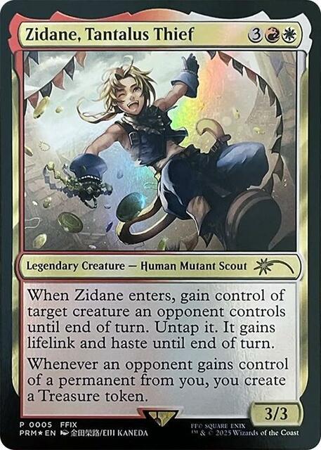 Zidane, Tantalus Thief - Foil (WPN Promo)