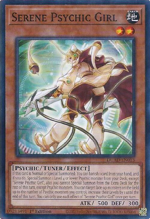 Serene Psychic Girl - DUAD-EN013 - Common - 1st Edition
