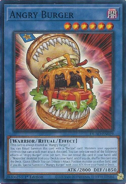 Angry Burger - DUAD-EN029 - Common - 1st Edition