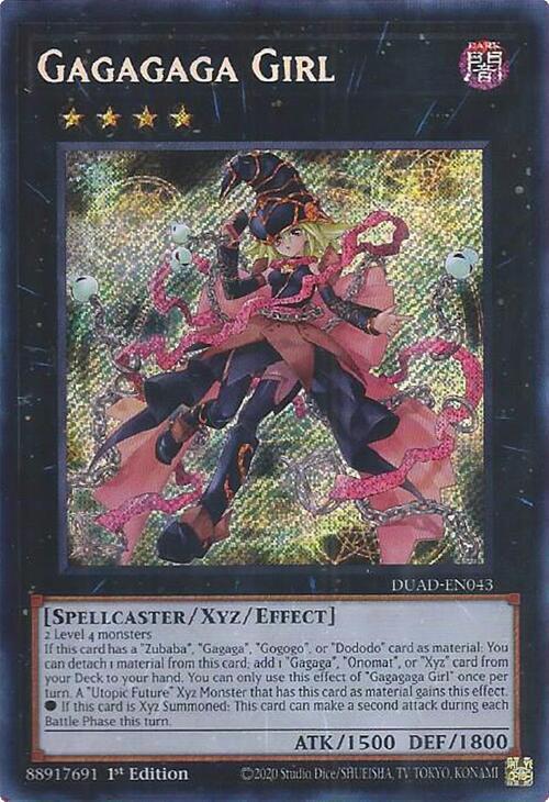 Gagagaga Girl - DUAD-EN043 - Secret Rare - 1st Edition