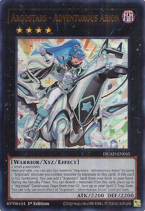 Argostars - Adventurous Arion - DUAD-EN045 - Ultra Rare - 1st Edition