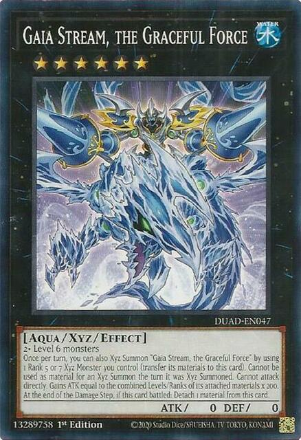 Gaia Stream, the Graceful Force - DUAD-EN047 - Common - 1st Edition