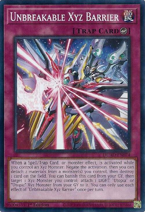 Unbreakable Xyz Barrier - DUAD-EN074 - Common - 1st Edition