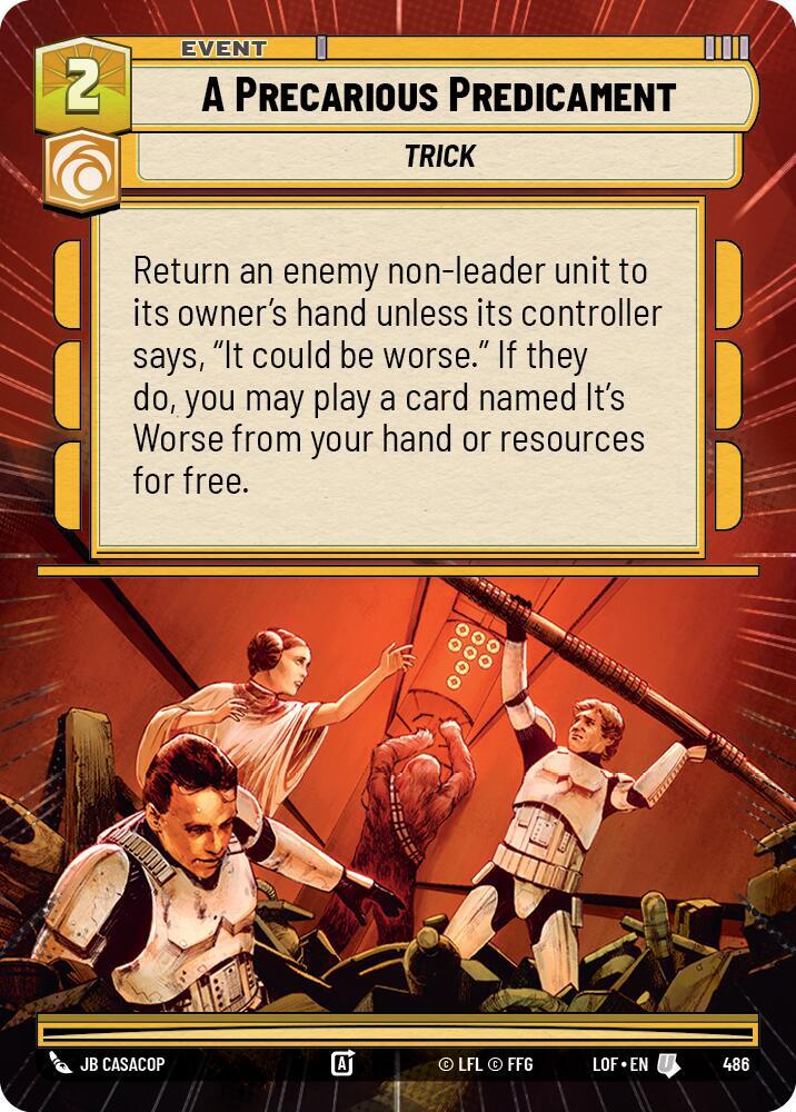 A Precarious Predicament - Hyperspace