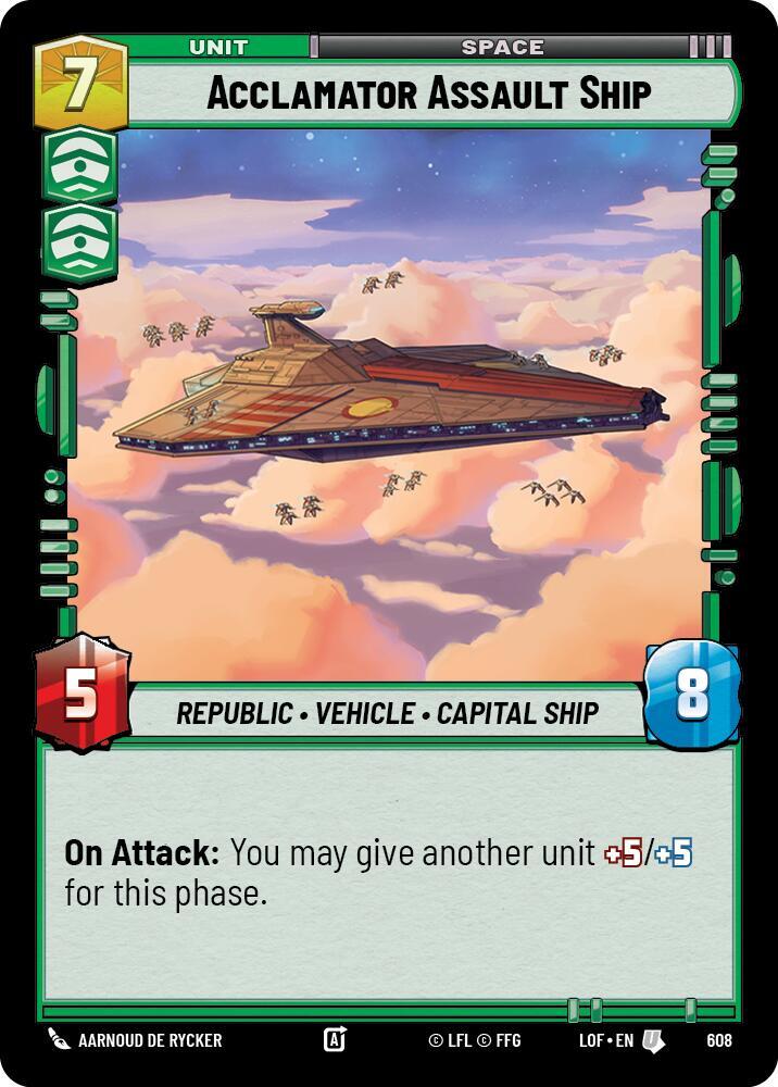 Acclamator Assault Ship - Foil