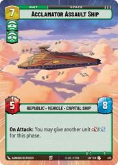 Acclamator Assault Ship - Hyperspace