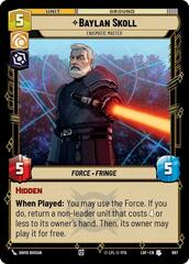 Baylan Skoll - Enigmatic Master - Foil