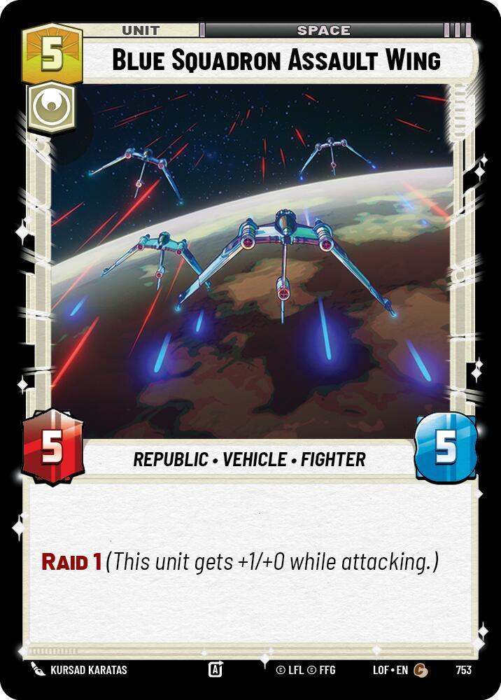 Blue Squadron Assault Wing - Foil
