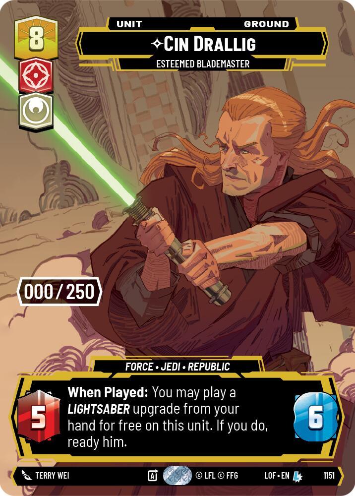 Cin Drallig - Esteemed Blademaster - Serialized
