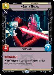 Darth Malak - Covetous Apprentice - Foil