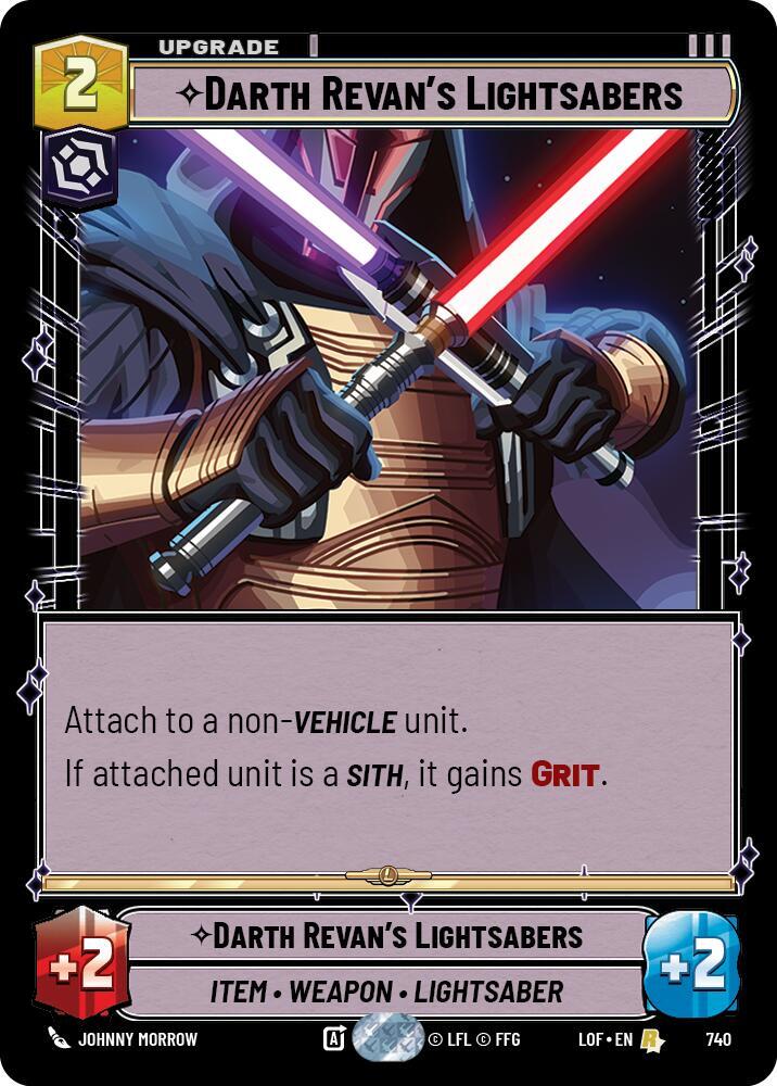 Darth Revans Lightsabers - Foil