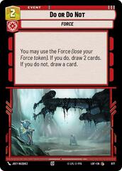 Do or Do Not - Foil