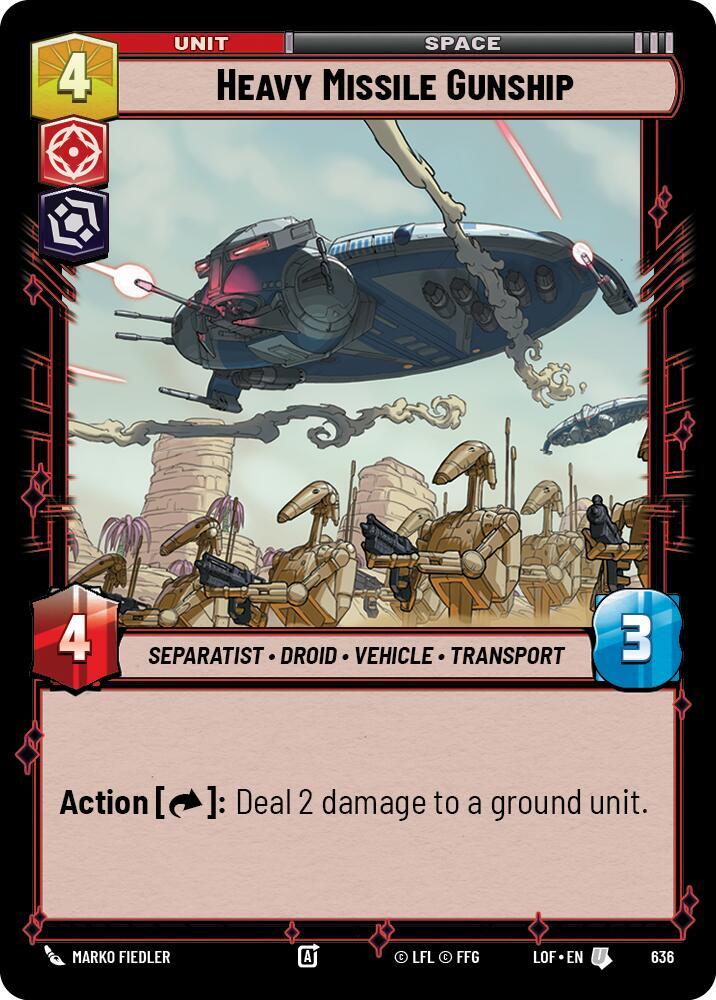 Heavy Missile Gunship - Foil