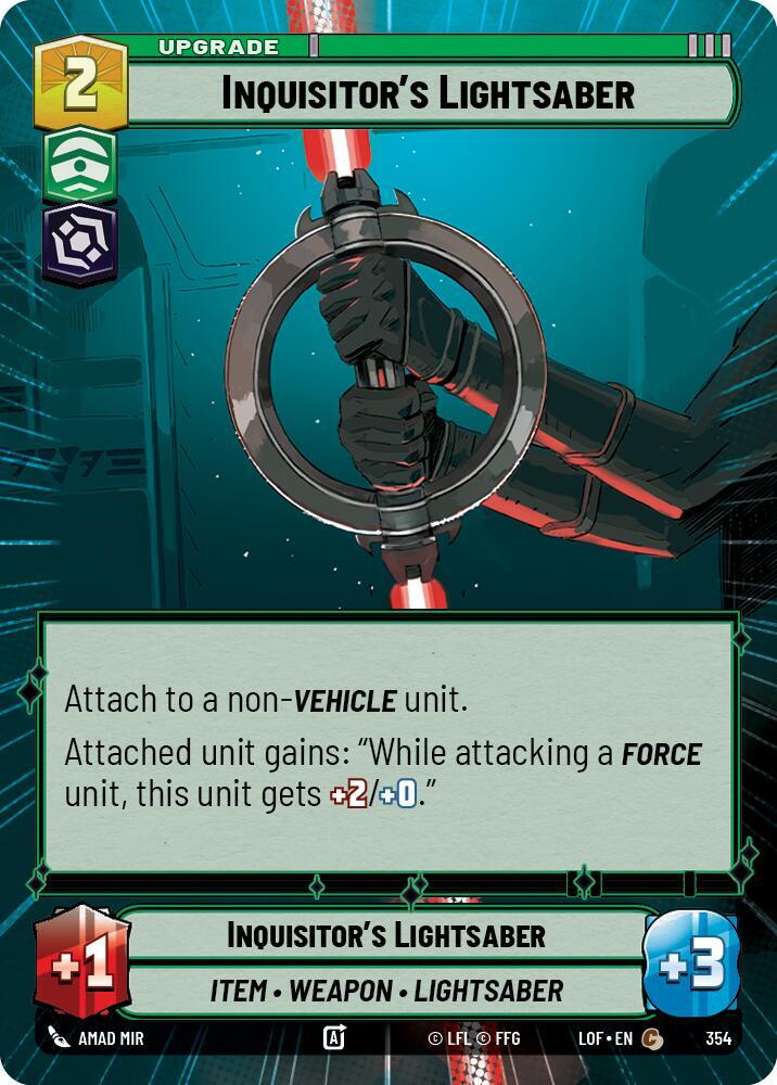 Inquisitors Lightsaber - Hyperspace