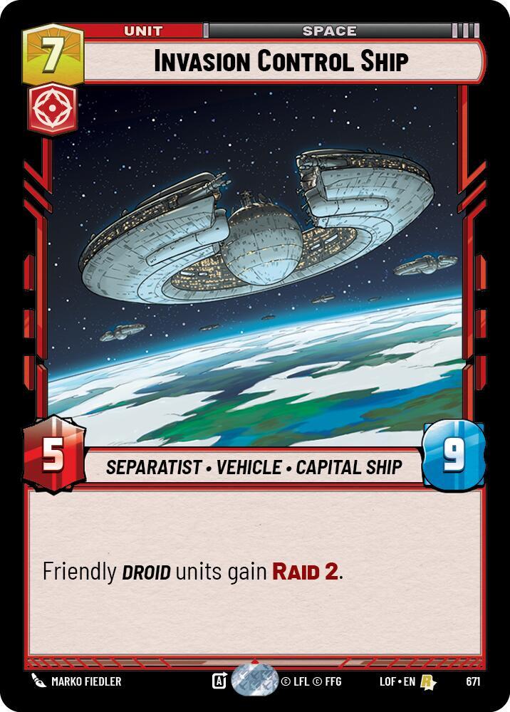 Invasion Control Ship - Foil