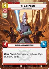 Ki-Adi-Mundi - We Must Push On - Hyperspace