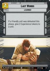 Last Words - Hyperspace