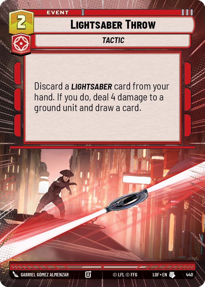 Lightsaber Throw - Hyperspace