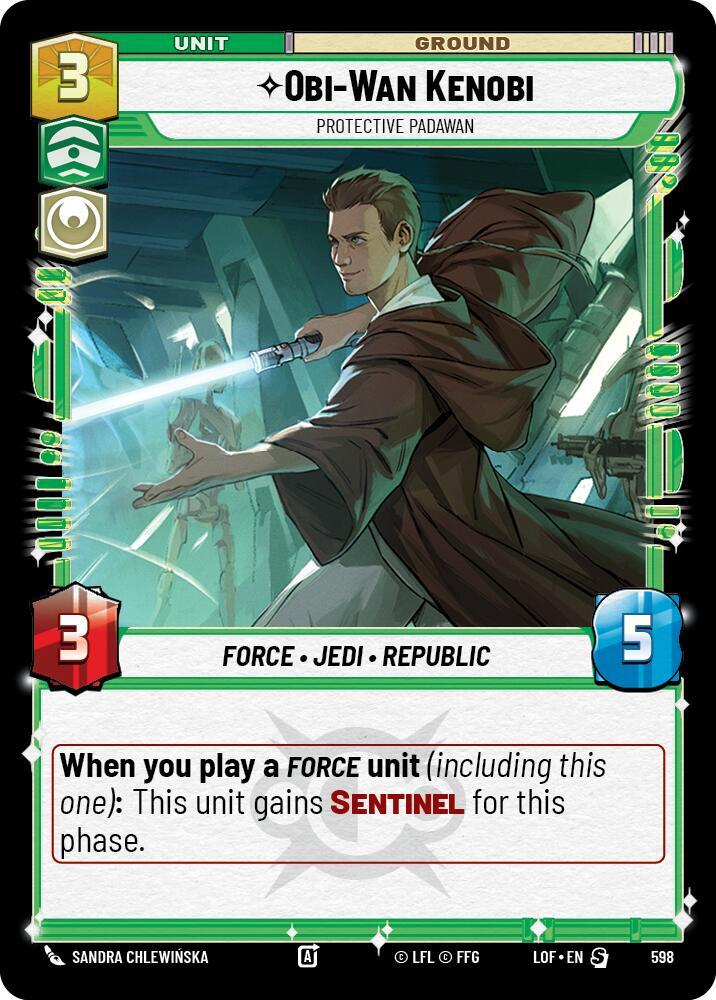 Obi-Wan Kenobi - Protective Padawan - Foil