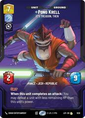 Pong Krell - It's Treason, Then - Prestige