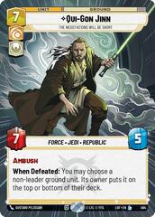 Qui-Gon Jinn - The Negotiations Will Be Short - Hyperspace