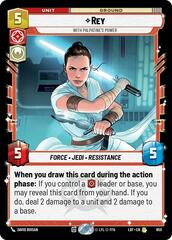 Rey - With Palpatine's Power - Foil
