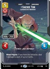 Saesee Tiin - Courageous Warrior - Serialized