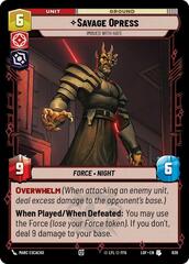 Savage Opress - Imbued With Hate - Foil