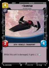 Scimitar - Sith Infiltrator - Foil