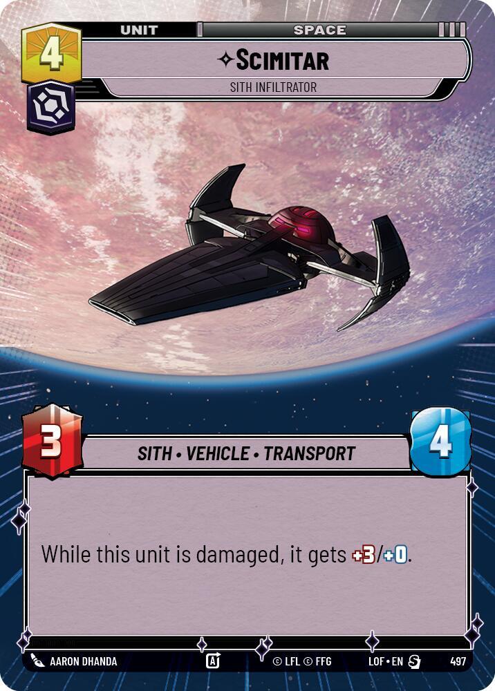 Scimitar - Sith Infiltrator - Hyperspace
