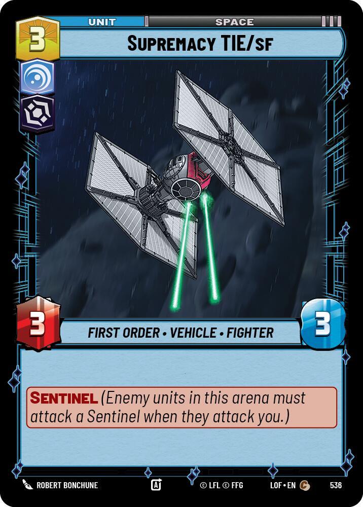Supremacy TIE/sf - Foil
