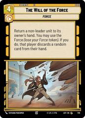 The Will of the Force - Foil