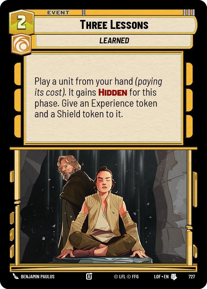 Three Lessons - Foil