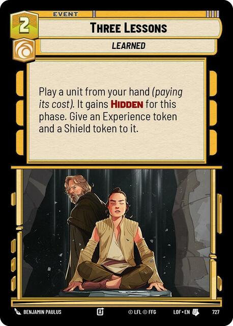 Three Lessons - Foil