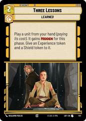 Three Lessons - Foil