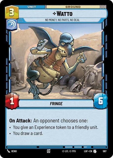 Watto - No Money, No Parts, No Deal - Foil