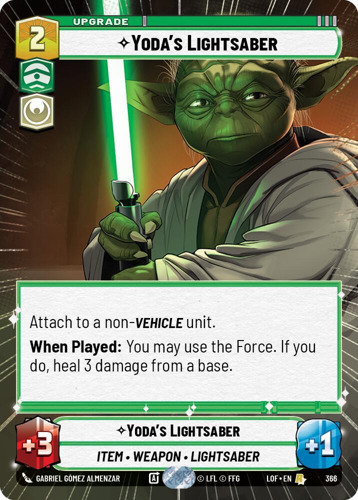 Yodas Lightsaber - Hyperspace