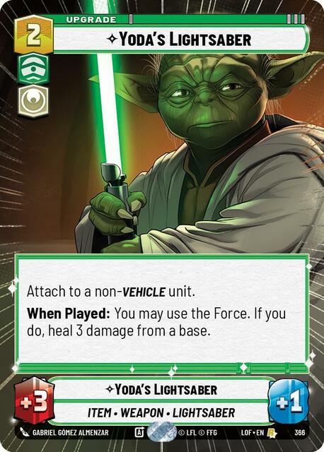 Yodas Lightsaber - Hyperspace